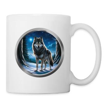 Wolf Animal - 3 - Mug - white - Right