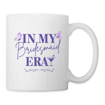 Bridesmaid Era: Stylische Party-T-Shirts - Tasse - Weiß - Rechts