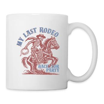 My Last Rodeo - Western Bachelor Party - Mug - white - Right