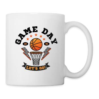 Let’s Go Basketball - Tasse - Weiß - Rechts