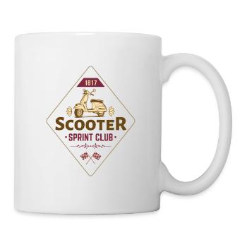 Vintage Scooter Club - Retro Aesthetics - Mug - white - Right