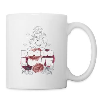 Doggo Love – Elegant Dog Love Motif - Mug - white - Right