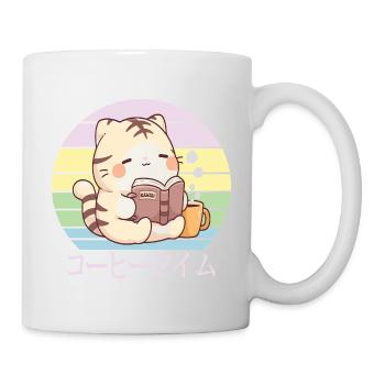 Chat kawaii mignon japonais dood - Mug blanc - blanc - Droite