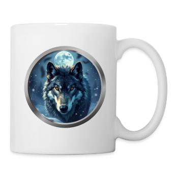 Wolf Animal - 5 - Mug - white - Right