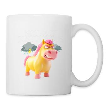 Not Fast, Just Furious – Angry Unicorn - Mug - white - Right