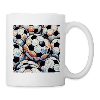 Football mosaic - Mug - white - Right