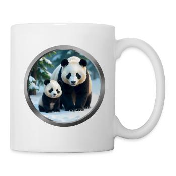 Panda and Cub - Mug - white - Right