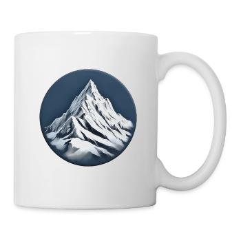 Mont Cervin des Alpes Suisses, symbole de montagne - Mug blanc - blanc - Droite