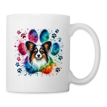 Papillon Art - Tasse - Weiß - Rechts