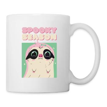 Spooky Season – Süßes Vampir-Faultier - Tasse - Weiß - Rechts