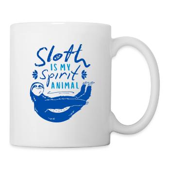Sloth Spirit Animal – Relaxed Life - Mug - white - Right