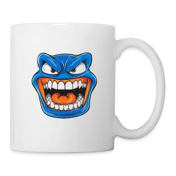 Freak Face - Tasse - Weiß - Rechts