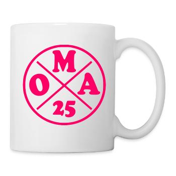 Oma 2025 - Tasse - Weiß - Rechts