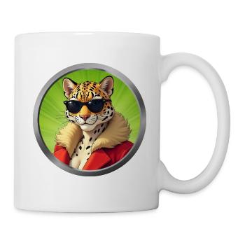 Cool Leopard Woman - Mug - white - Right