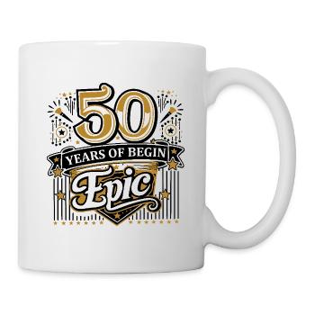 50 years of begin Epic - Mug - white - Right
