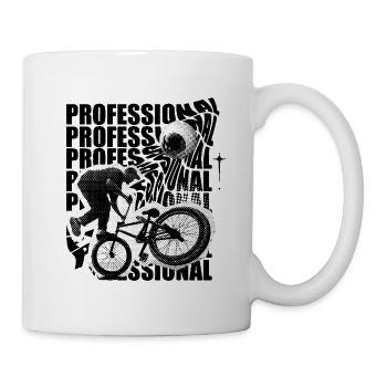 BMX freestyle – Adrénaline sur deux roues - Mug blanc - blanc - Droite