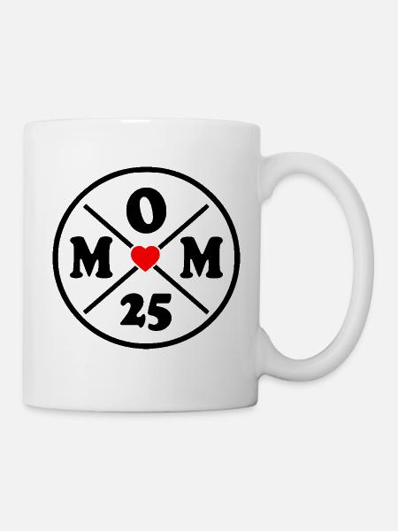 Mom 2025 - Tasse - Weiß