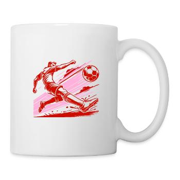 Domination – Coup de pied puissant - Mug blanc - blanc - Droite