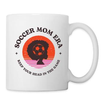 Soccer Mom Era – Kopf im Spiel - Tasse - Weiß - Rechts