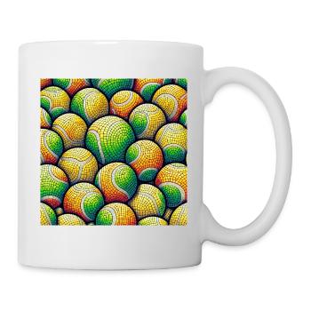 Tennis Ball Mosaic - Mug - white - Right