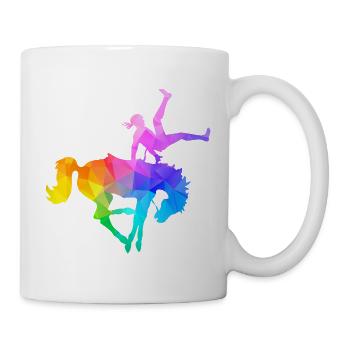 Stunt woman against her will - Mug - white - Right