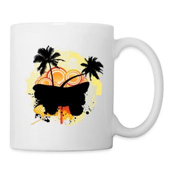 Sunset Sun and Summer - Mug - white - Right