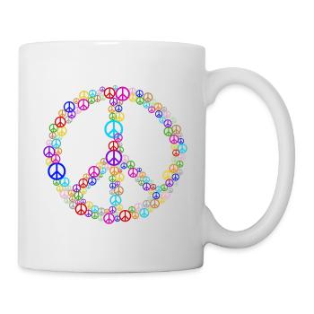 Peace in Peaces - Mug - white - Right