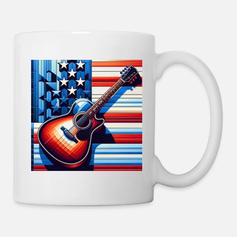 American Guitar - Mug - white