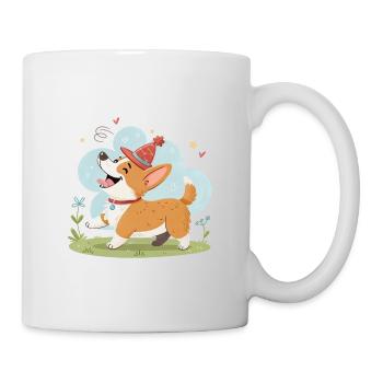 Cute dog - Mug - white - Right