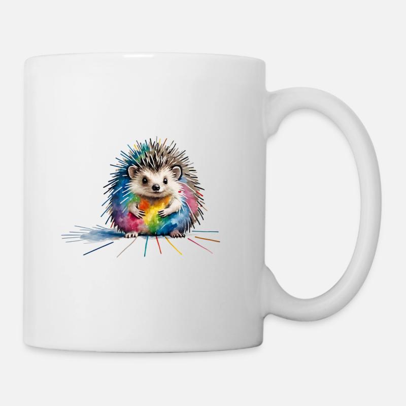 Hérisson - Mug blanc - blanc