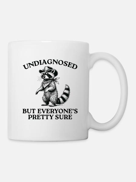 Undiagnosed But Everyone's Pretty Sure - Mug - white