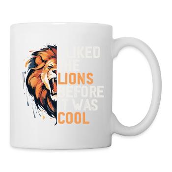 I Liked The Lions Before It Was Cool Tees | Lions - Mug - white - Right