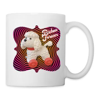 Bichon forever psychédélique - Mug blanc - blanc - Droite