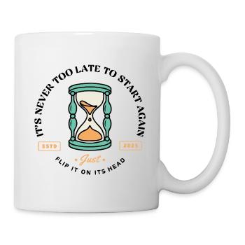Time for Change – Motif Sablier - Mug blanc - blanc - Droite