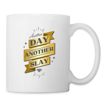 Un autre jour, une autre bannière de massacre - Mug blanc - blanc - Droite