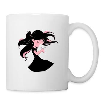💖 Ich mag dich sehr... aber ich bevorzuge meine Katze - Tasse - Weiß - Rechts