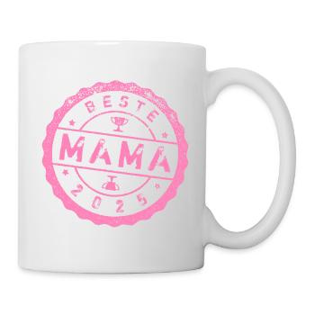 BESTE MAMA 2025 - Tasse - Weiß - Rechts
