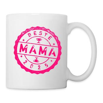 BESTE MAMA 2025 - Tasse - Weiß - Rechts