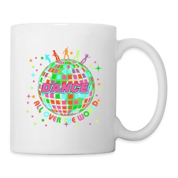 Dansez dans le monde entier - Mug blanc - blanc - Droite