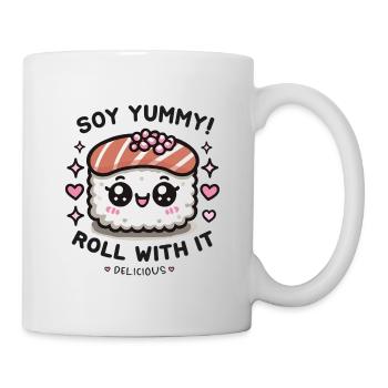 Sushi vibes Roll with it! - Mug - white - Right