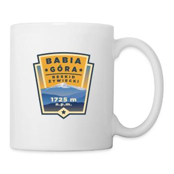 Babia Góra - the highest peak of the Beskid Żywiecki - Mug - white - Right