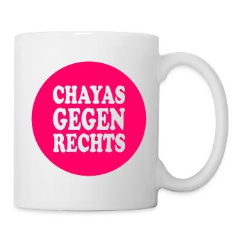 chayas gegen rechts - Tasse - Weiß - Rechts