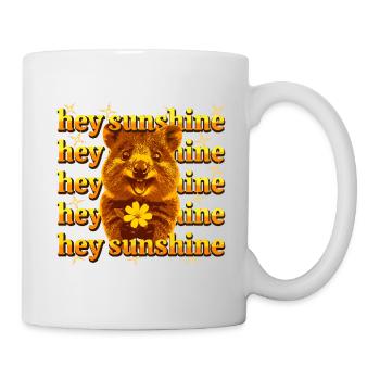 Hey Sunshine – Happy Quokka - Mug - white - Right