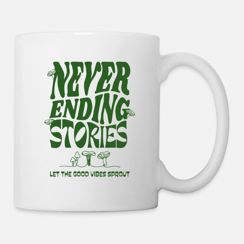 Des histoires sans fin – près de la nature - Mug blanc - blanc