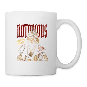 Notorious Cat – Hip-Hop Katze - Mug - white - Right