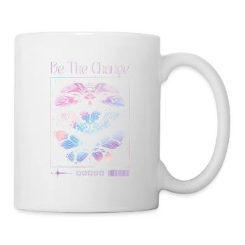 Soyez le changement – Transformation du papillon - Mug blanc - blanc - Droite