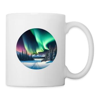 Polarlicht - Tasse - Weiß - Rechts