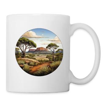 Paysage en Australie - Mug blanc - blanc - Droite