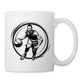 Basketballer Basketball Spieler Sport - Tasse - Weiß - Rechts
