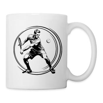 Joueurs de tennis Sports - Mug blanc - blanc - Droite